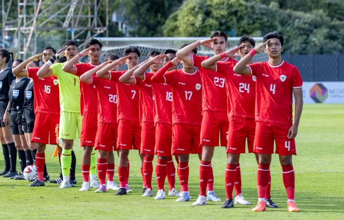Para pemain Timnas Indonesia U-20 kala berlaga.