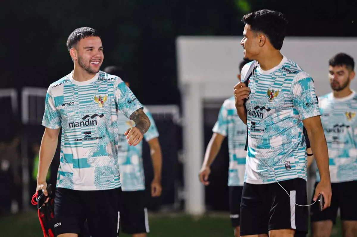 Calvin Verdonk kala membela Timnas Indonesia.