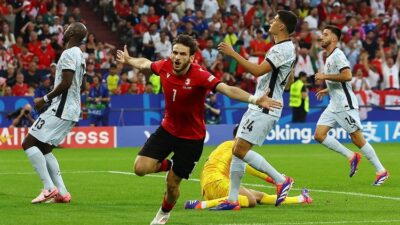 Euro 2024, Georgia Atasi Portugal, Capai Babak 16 Besar