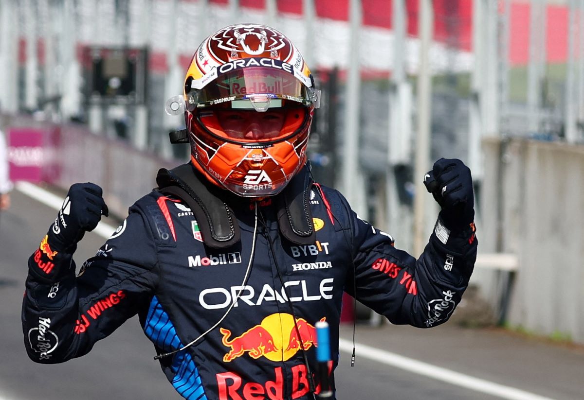Pembalap Tim Red Bull Racing, Max Verstappen.