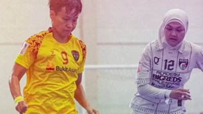 Muara Enim United kala berlaga.