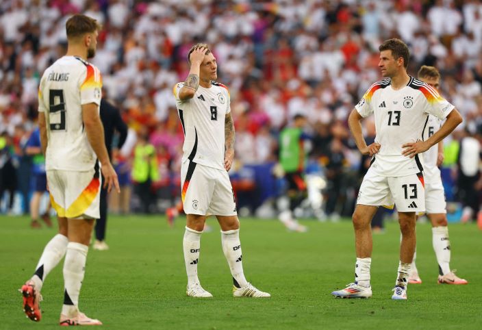 Toni Kroos kecewa Jerman disingkirkan Spanyol di Perempatfinal Euro 2024.