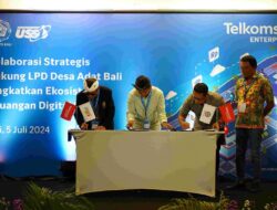 Telkomsel dan PT USSI Resmikan Kerjasama Digitalisasi Lembaga Keuangan Desa di Bali