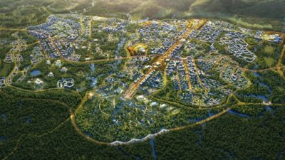 Tower Gedung Kemenko 1 dan 3 IKN Disiapkan untuk Tamu VIP Upacara 17 Agustus