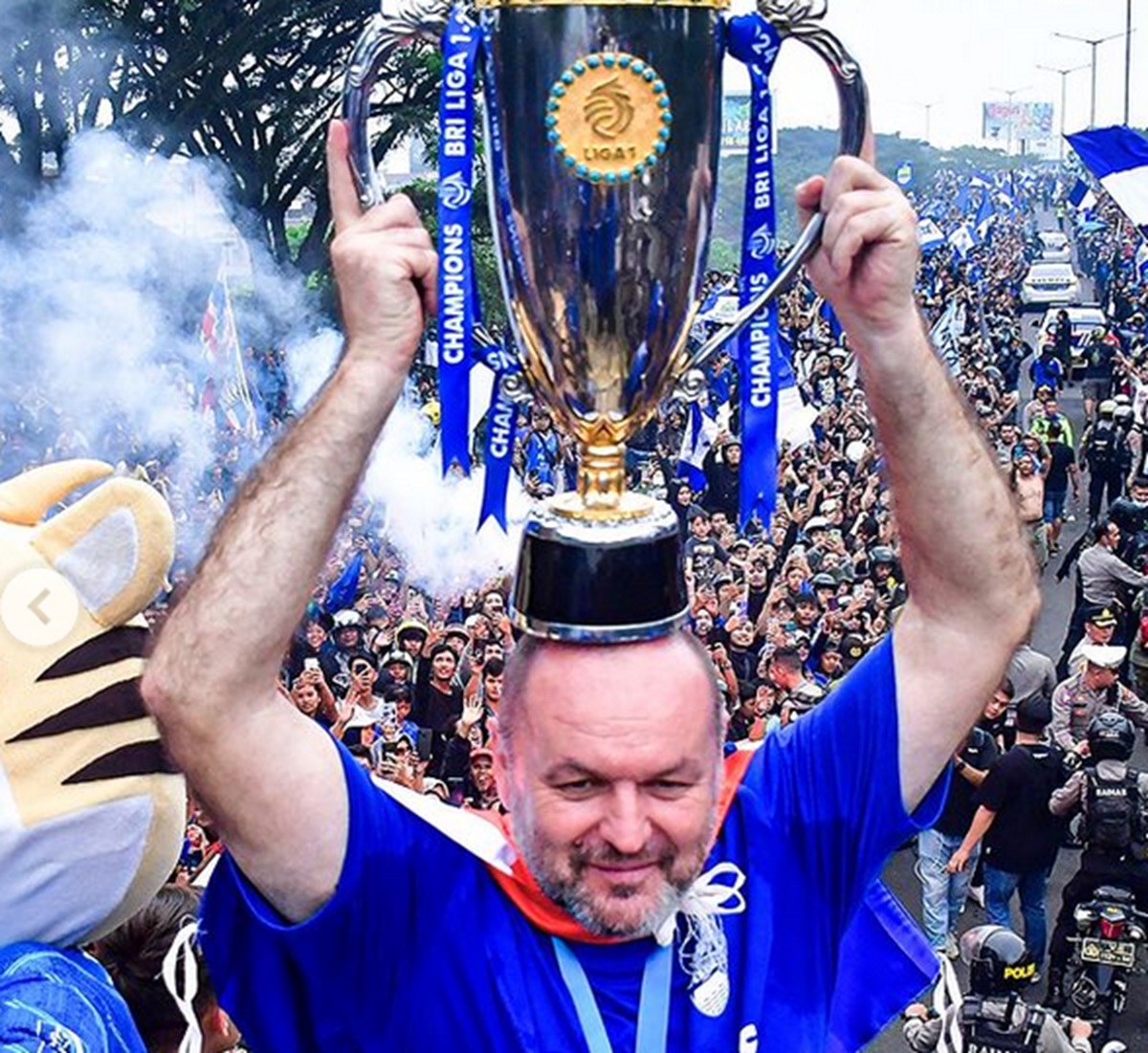 Bojan Hodak saat menangani Persib Bandung.