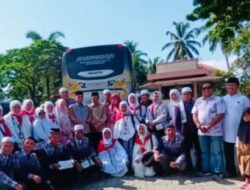 Ramai Sukacita di Kota Solok Sambut Kepulangan Jamaah Haji