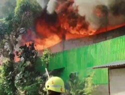 Api Lalap Gudang Olympic di Padang, Tak Ada Korban Jiwa