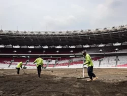Kualitas Rumput SUGBK Jadi Prioritas Menpora Jelang Kualifikasi Piala Dunia 2026