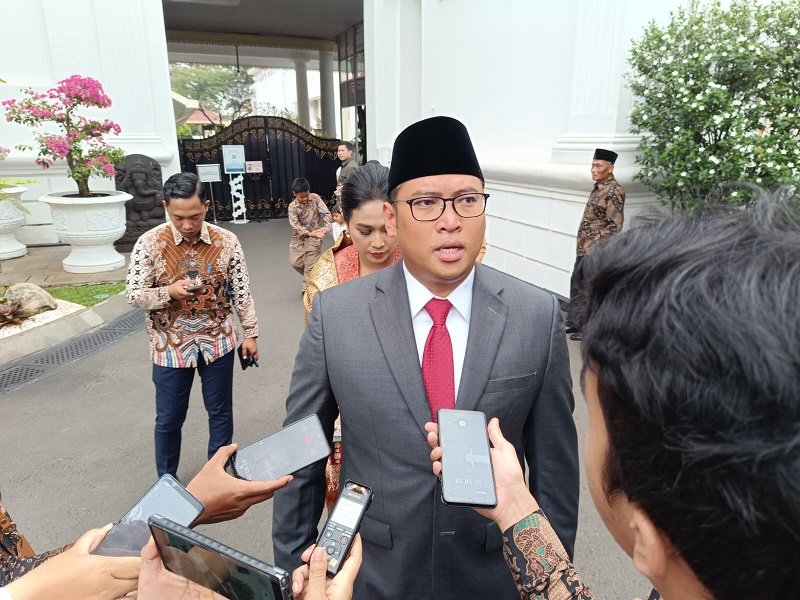 Wamentan Sudaryono Bahas Food Estate hingga Swasembada Usai Dilantik di Istana Negara.