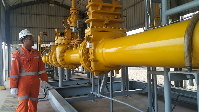 Penyaluran Gas Bumi Naik