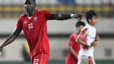 Christophe Nduwarugida kala membela Borneo FC.