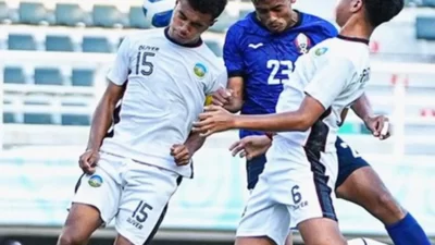 Para pemain Timnas Kamboja U-19.