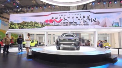 Konsep mobil listrik eVX diperkenalkan di GIIAS 2024.