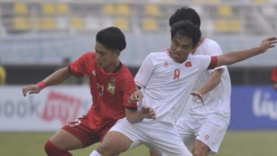 Laga Timnas Laos U-19 vs Timnas Vietnam U-19.