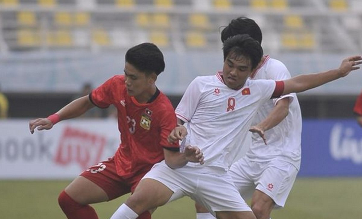 Laga Timnas Laos U-19 vs Timnas Vietnam U-19.