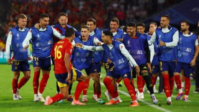 Timnas Spanyol akan menghadapi Jerman di Perempatfinal Euro 2024.