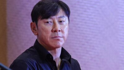 Shin Tae-yong kala melatih Timnas Indonesia.