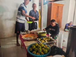 Satgas TMMD Ke 121 Kodim 0720 Rembang, Gelar Makan Siang Bersama