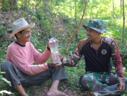 Keakraban Warga Terhadap Anggota Satgas, Hiasi Pelaksanan TMMD Kodim 0720 Rembang