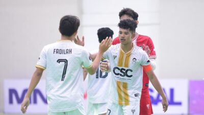 Merador FC menang 3-0 atas Vasco Lesmana di Liga Futsal Nusantara 2024.