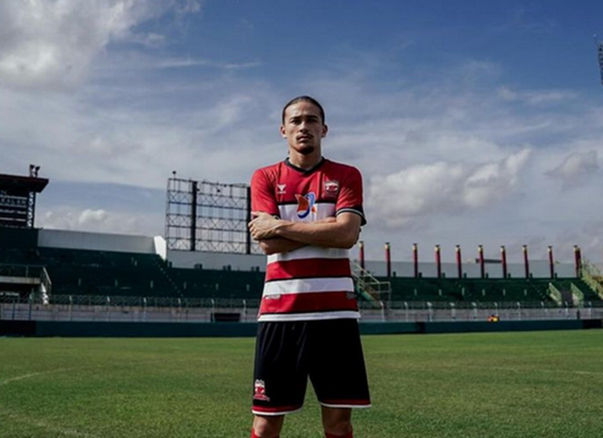 Jordy Wehrmann kini membela Madura United.