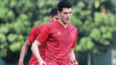 Elkan Baggott kala membela Timnas Indonesia.