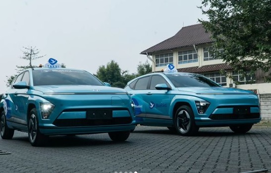 Hyundai All New Kona Electric jadi taksi listrik pertama di IKN.