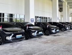 Toyota Dukung Mobilitas VVIP di HUT Ke-79 RI dengan 40 Unit bZ4X