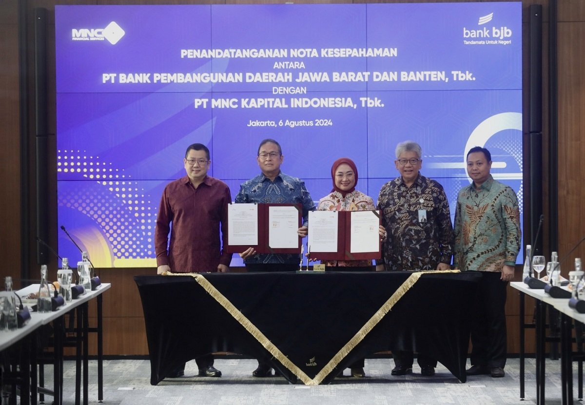 MNC Kapital Teken MoU dengan Bank BJB.