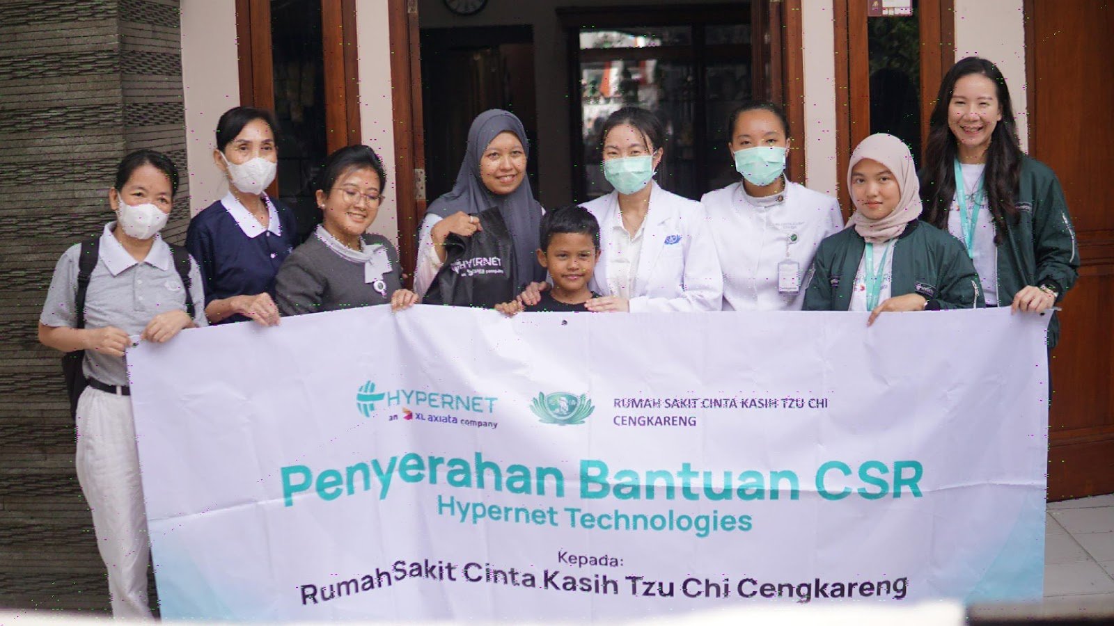 Hypernet Technologies salurkan bantuan lewat kunjungan Kasih Rumah Sakit Cinta Kasih Tzu Chi Cengkareng