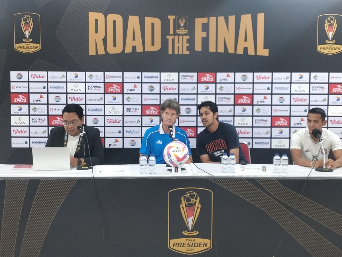 Link live streaming Borneo FC vs Arema FC di final Piala Presiden 2024 sudah diketahui