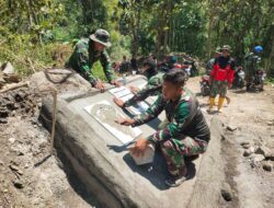 Prasasti Jadi Bukti Pembangunan TMMD Reguler Ke-121 Telah Usai