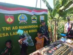 Kini Air Sudah Dekat, Satgas TMMD Reguler 121 Kodim Rembang Resmikan Sumur Bor