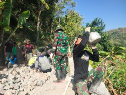 Air Ceret Pelepas Dahaga Para Prajurit Satgas TMMD Kodim 0720 Rembang