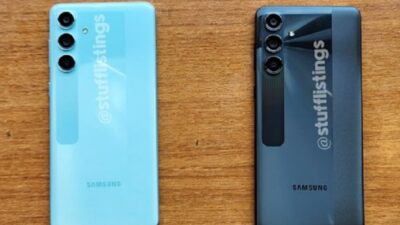 Bocoran gambar Samsung Galaxy M55s.