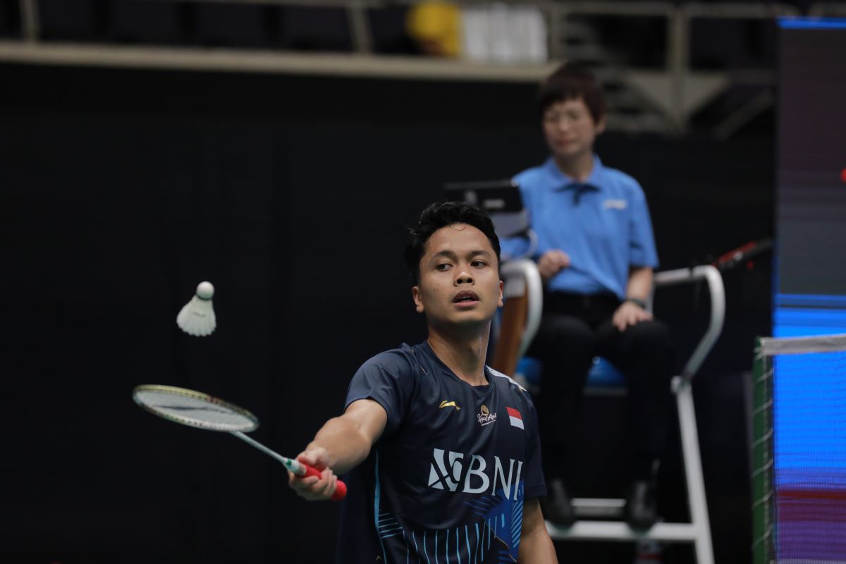 Anthony Ginting dihentikan Viktor Axelsen di Semifinal Hong Kong Open 2024