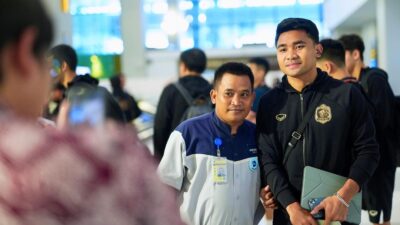 Asnawi Mangkualam dan skuad Port FC telah tiba di Indonesia jelang menghadapi Persib Bandung