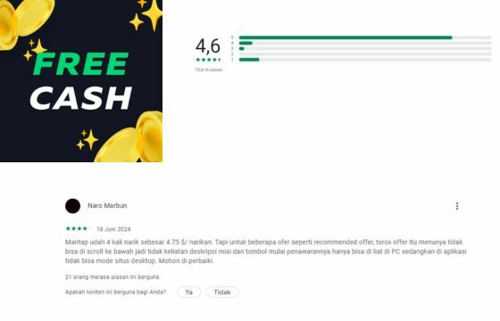 Aplikasi Penghasil Uang