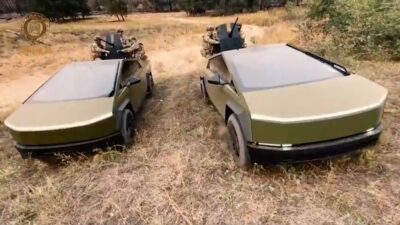 Tesla Cybertruck dikirimkan ke garis depan perang Rusia-Ukraina.