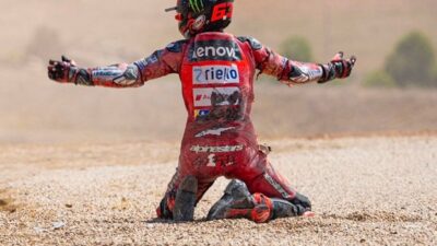 Pembalap Tim Ducati Lenovo, Francesco Bagnaia.