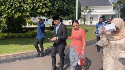 Raffi dan Nagita Hadiri Pelantikan Utusan Khusus di Istana