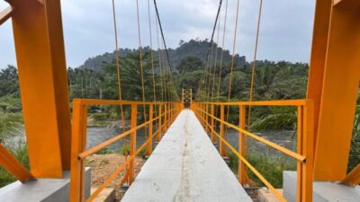 Pembangunan Jembatan Gantung di Pesisir Selatan Biayai APBD Rp2,1 Miliar