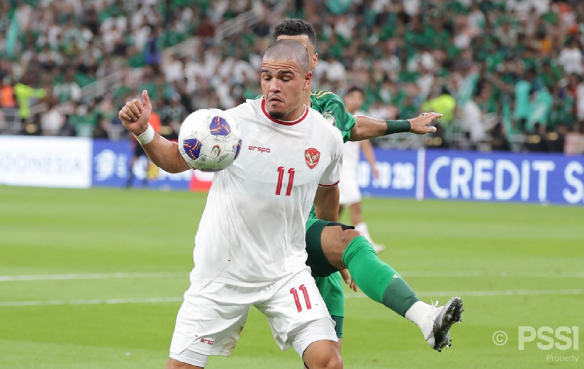 Timnas Indonesia siap tempur menghadapi Arab Saudi.