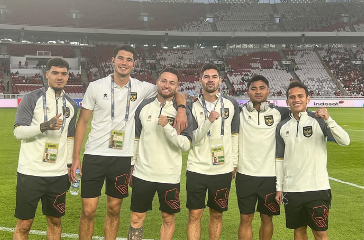 Para pemain Timnas Indonesia.