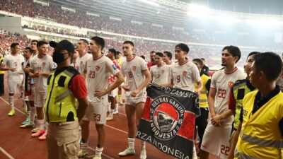 Timnas Indonesia siap sambut Bahrain di Jakarta.
