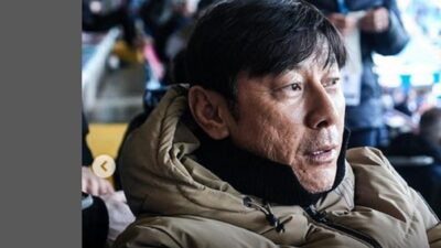 Shin Tae-yong saat berada di Italia pada Maret 2024.