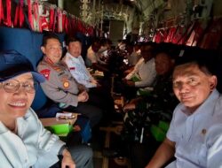 Sri Mulyani Bagikan Momen Penerbangan dengan Super Hercules TNI AU di Instagram