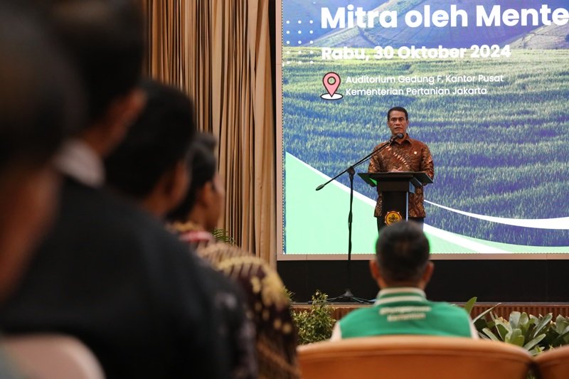 Mentan Amran saat Arahan Komitmen Integritas Mitra di Kantor Pusat Kementan, Rabu (30/10/2024).