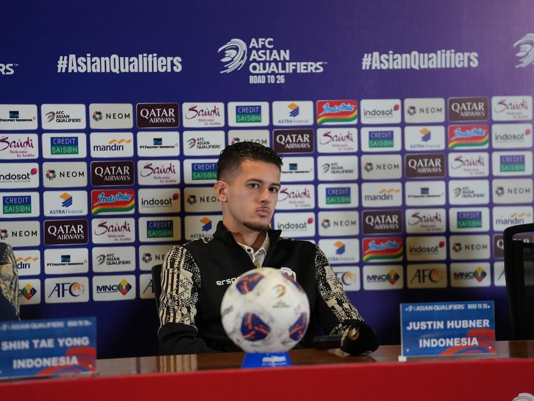 Justin Hubner alami peningkatan jumlah followers signifikan setelah gabung Timnas Indonesia