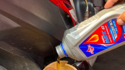 Tips Ganti Oli Mesin Skutik, Setiap 1.500-2.000 Km